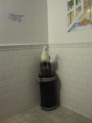 creepy bathroom decor