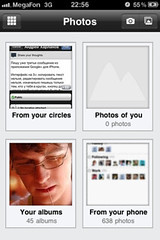 Google+ for iPhone: Photos