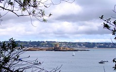 St Aubin's Fort from Belcroute Bay