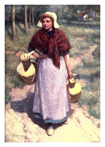 021-Una muchacha de campo flamenca-Belgium 1908- Amédée Forestier