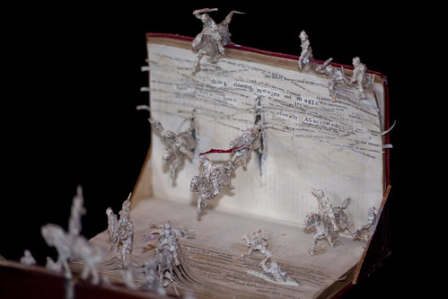 Mysterious paper sculptures