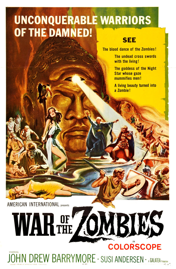 Reynold Brown - War of the Zombies (American International, 1965).