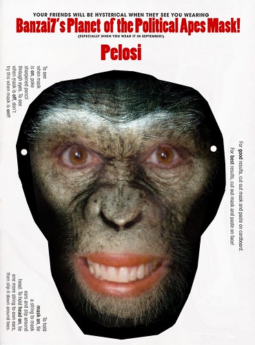 PELOSI APE MASK by Colonel Flick