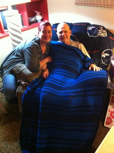 Gave Neil His Blanket :)