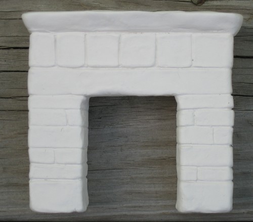 Fireplace for 1:12 scale cottage by elizabeth's*whimsies