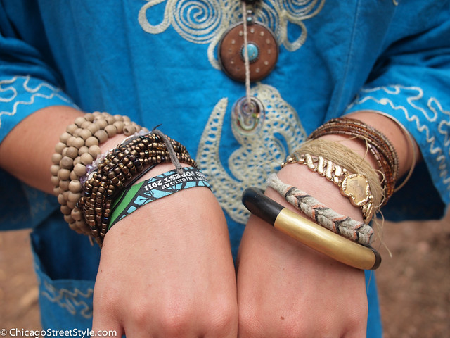 Blue Tunic bracelets