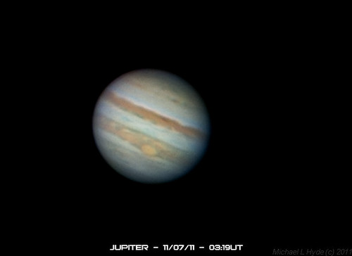 Jupiter 110711  0319UT by Mick Hyde