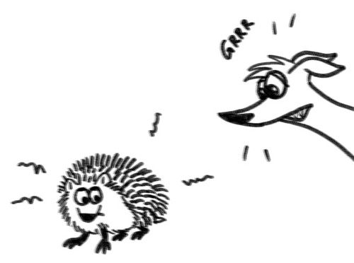 Comic-Whippet-meets-Hedgehog