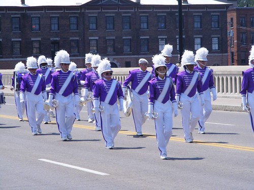 One of many marching bands