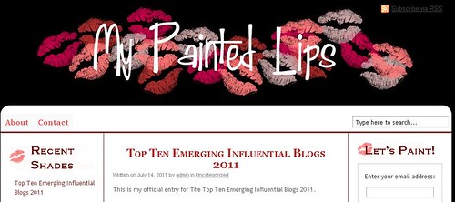 emerging blog_my painted lips