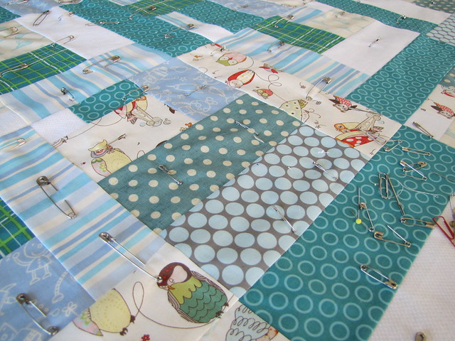 baby quilt in motion