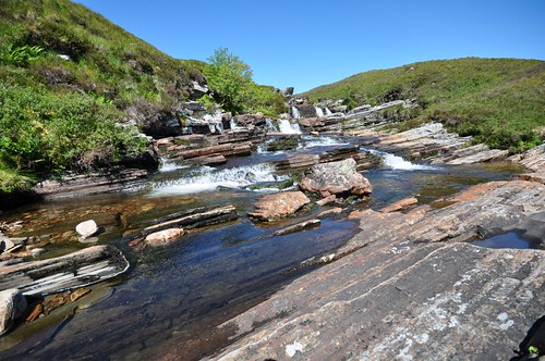 Waterfall in Lairaig Leacach