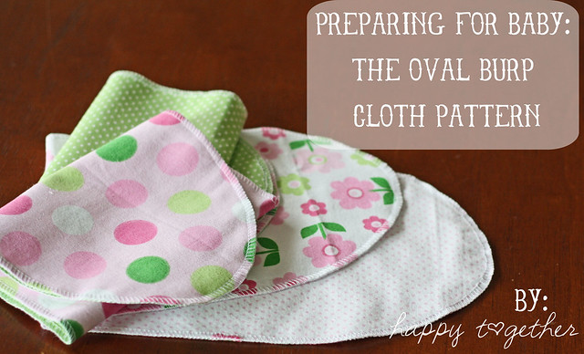 The Oval Burp Cloth Pattern