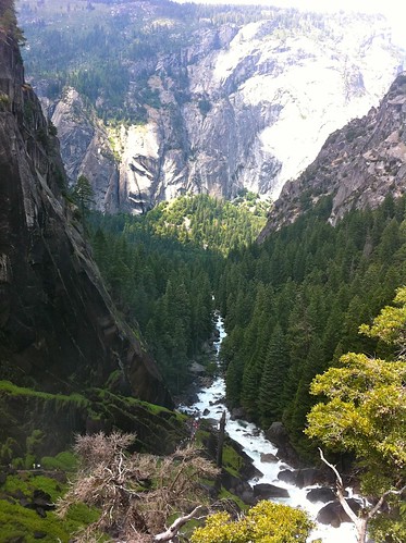 View from top of Nevada Falls by yoshjosh