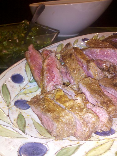 Steak with Chimichurri from Ten