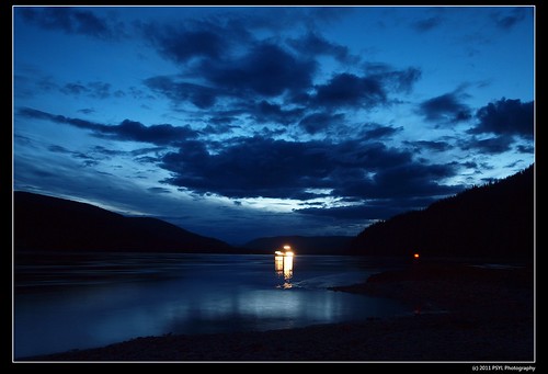 Ferry crossing Yukon River