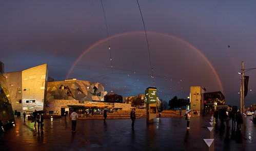 Over the rainbow - Federation Square