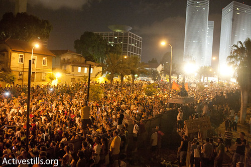 Protest for social justice, Tel aviv, Israel, 6/8/2011.