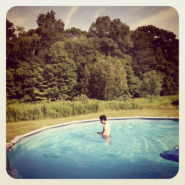 Night 6 hosts in Eastford, CT let us dip into their pool!