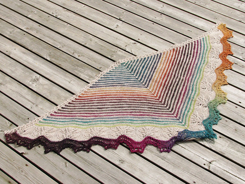 Andrea's shawl - finished!