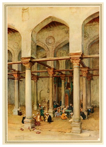 007- Escuela arabe-An artist in Egypt (1912)-Walter Tyndale