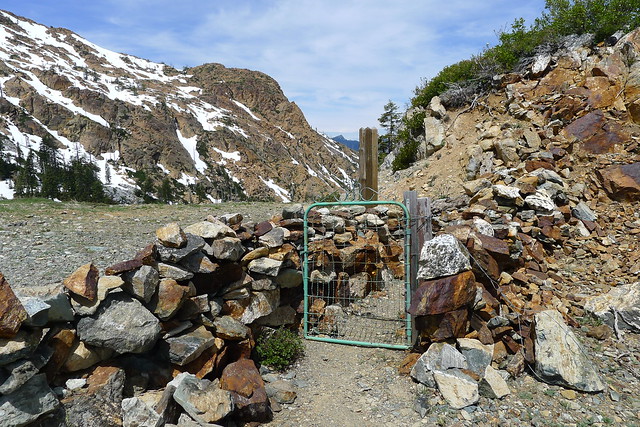 Rock Fence and Gate