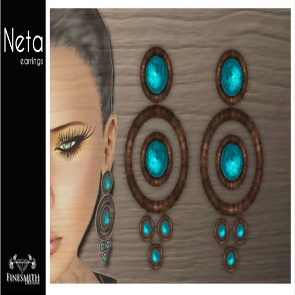 Netta Earrings Turquoise