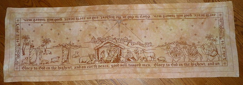 Nativity Story Table Runner - FINISHED 071911