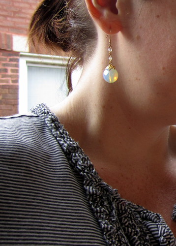 Earring close-up