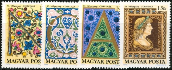 Známky Maďarsko 1970, 43. známkový deň, Michel 2603-2606