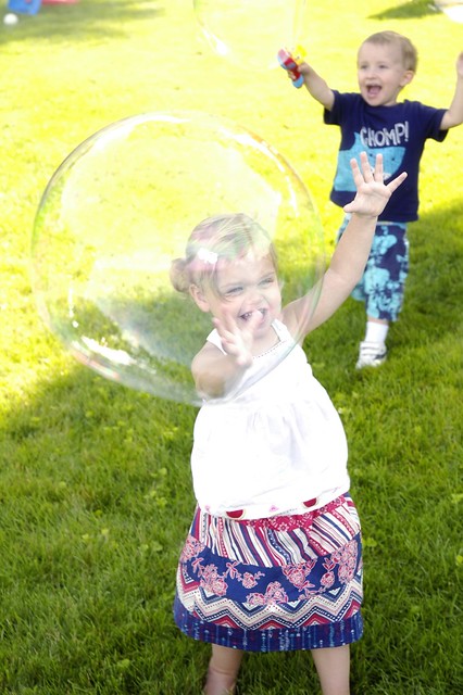 Nobody loves anything as much as kids love bubbles.