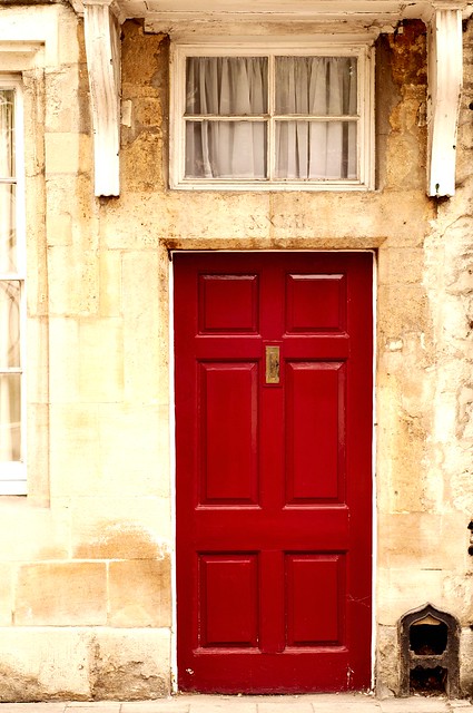 old red door