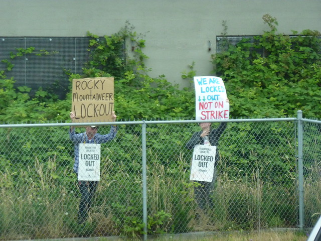 Locked out Rocky Mountaineer workers