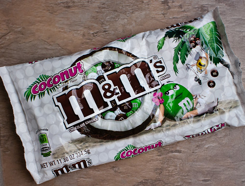 coconut M&Ms package