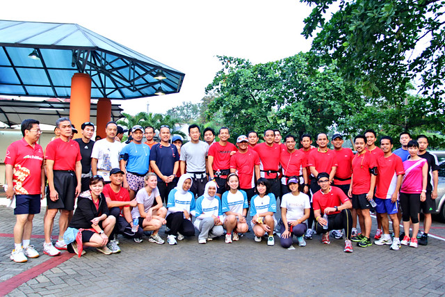 Indonesian team runners and participants