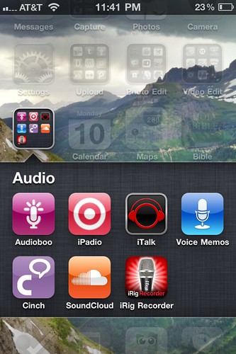 Audio Recording and Sharing Apps (Oct 2011)