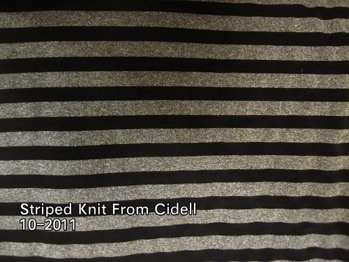 Striped Knit from Cidell 10-2011