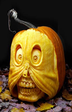 Ray Villafane - carved pumpkin 3
