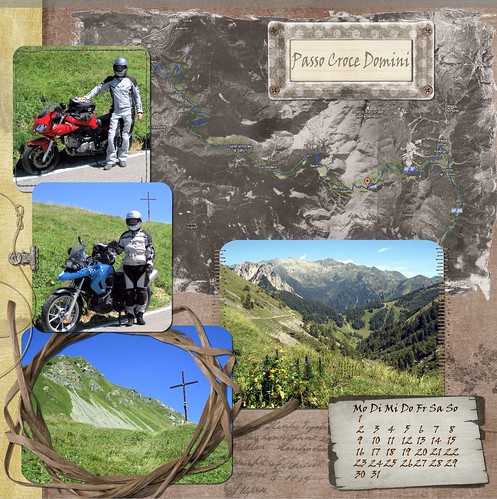 Kalenderblatt "Passo Croce Domini"