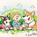 Danger and his Corgis! • <a style="font-size:0.8em;" href="//www.flickr.com/photos/25943734@N06/6268067086/" target="_blank">View on Flickr</a>