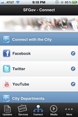SF.gov iOS app: Connect