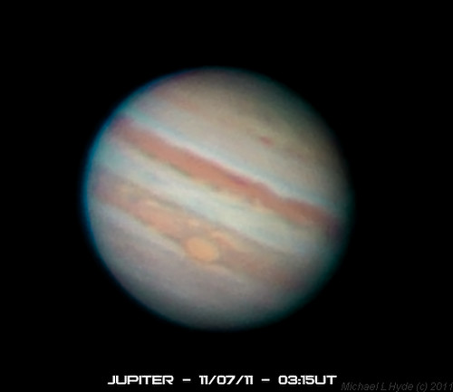 Jupiter 110711  0312UT by Mick Hyde