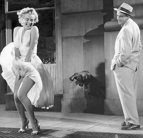 1955 FILM : "SEVEN YEAR ITCH".MARILYN MONROE AND TOM EWELL