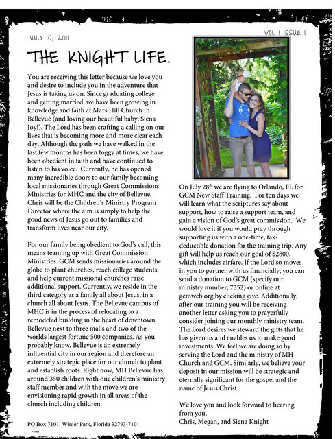 Microsoft Word - The Knight Life.doc