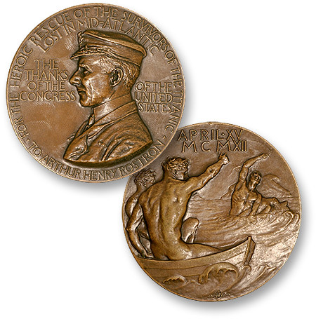 Rostron medal Medallic Art