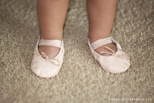 em's first ballet shoes
