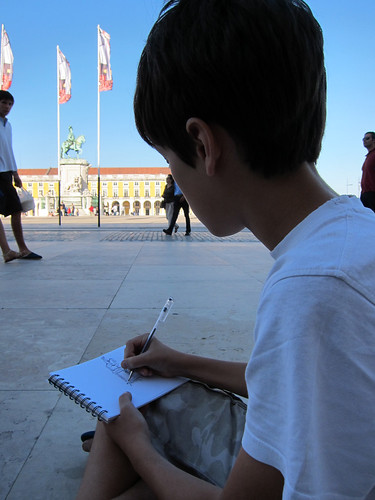 Sketchcrawl with Diogo from Lisbon