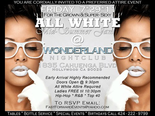 All White Party 7-29-11 @ Wonderland Night Club Hollywood, CA #LANighLife by VVKPhoto