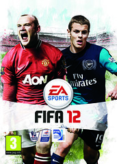 FIFA 12 UK pack shot with Wayne Rooney and Jack Wilshere