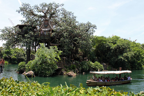 Tarzan's Treehouse across the Rivers of Adventure
